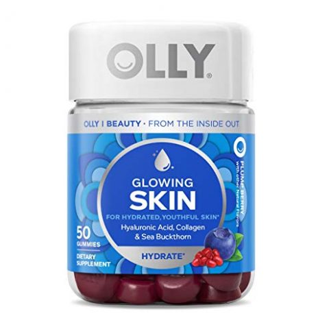 Image for OLLY Glowing Skin Gummy Chewable Supplement with Hyaluronic Acid & Collagen—25 Day Supply