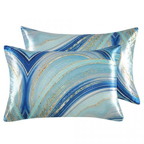 Image for EXQ Home Satin Pillowcases with Envelope Closure Set of 2